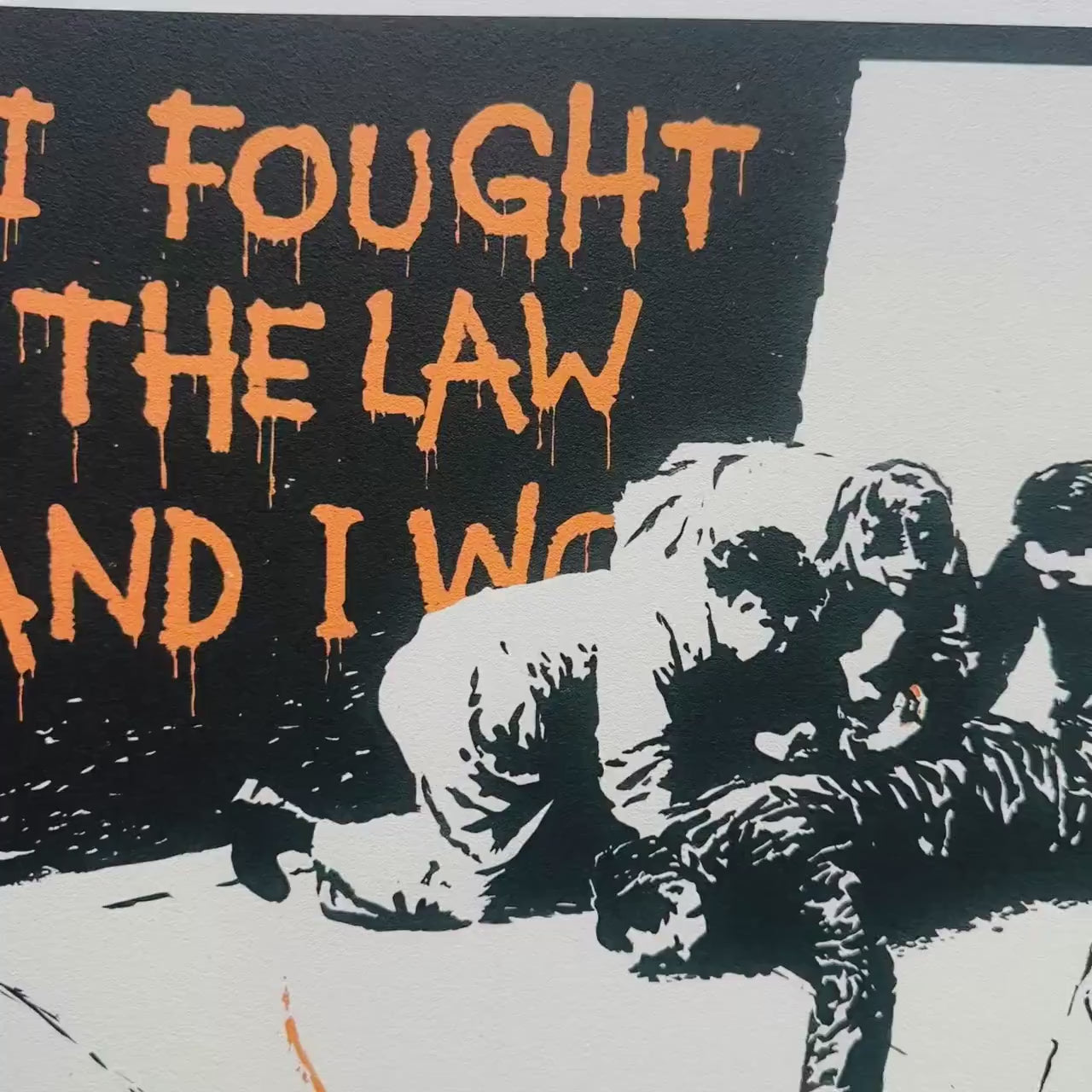 Banksy HMV Lithografie Arches 300gsm 42x59 cm