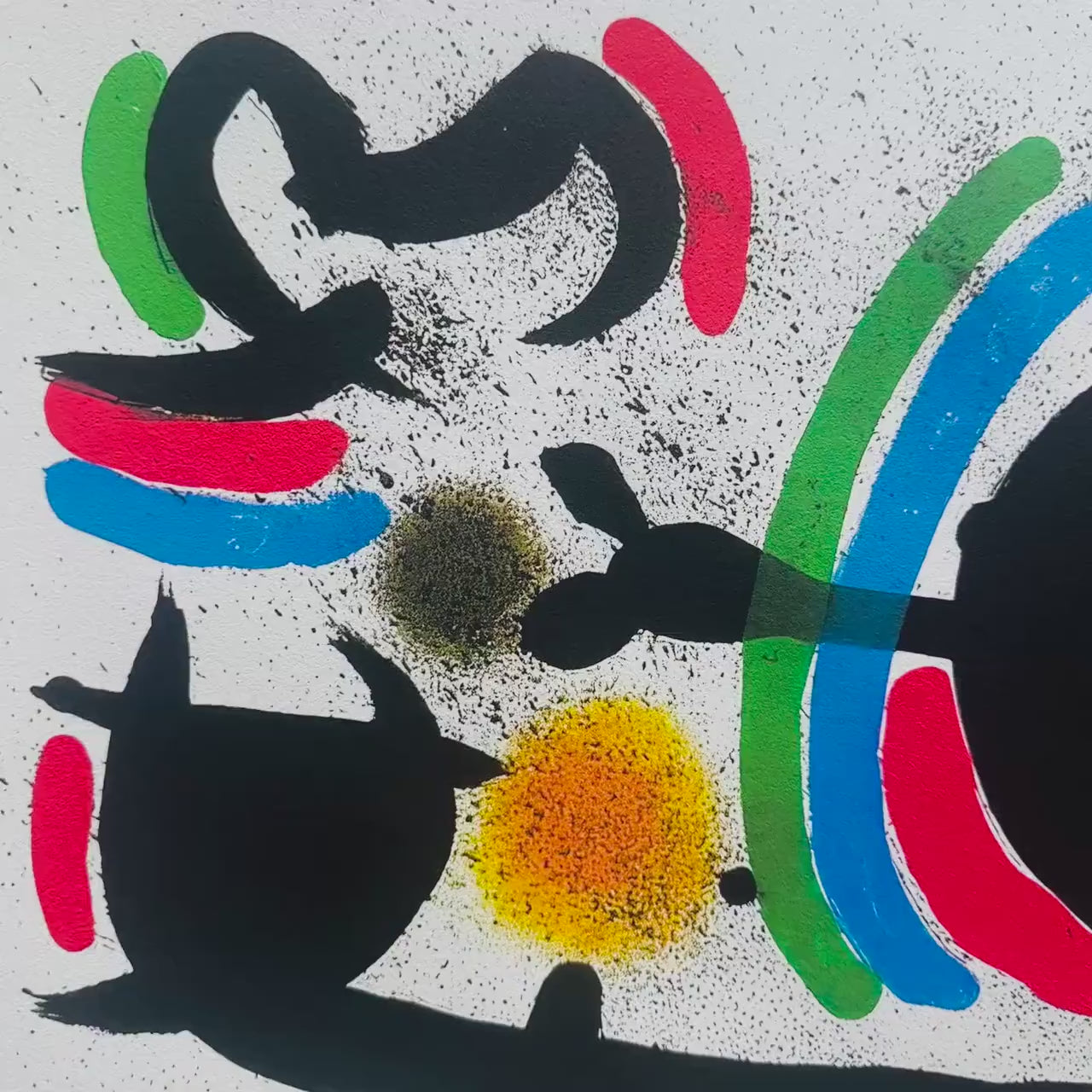 Joan Miró – ‘Sans titre (centrale zwarte cirkel)’ – Gelimiteerde editie