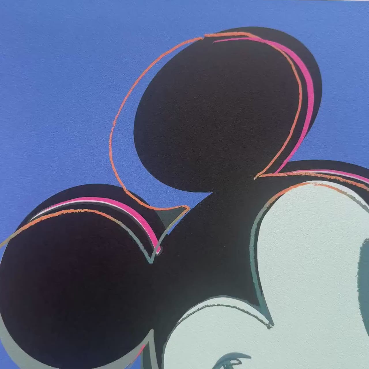Andy Warhol – ‘Mickey Mouse (Blauw)’ – Gelimiteerde en genummerde editie