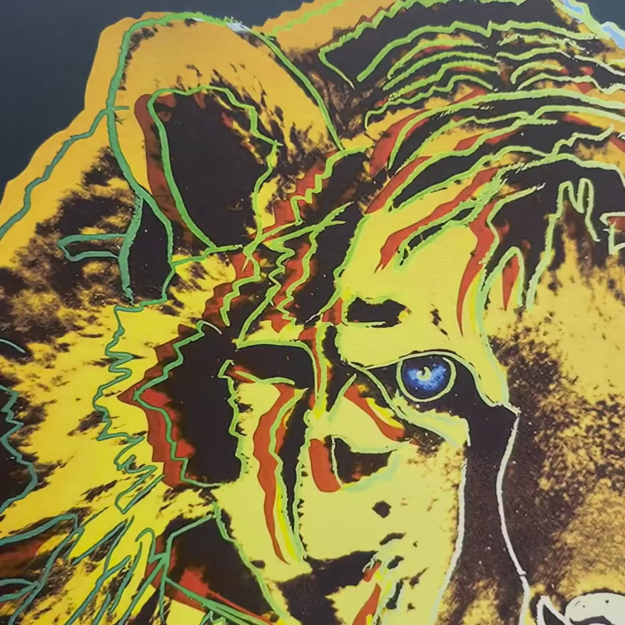 Andy Warhol – ‘Tijger (Dieren)’ – Gelimiteerde en genummerde editie