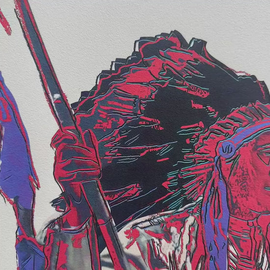 Andy Warhol – ‘War Bonnet Indian’ – Gelimiteerde en genummerde editie